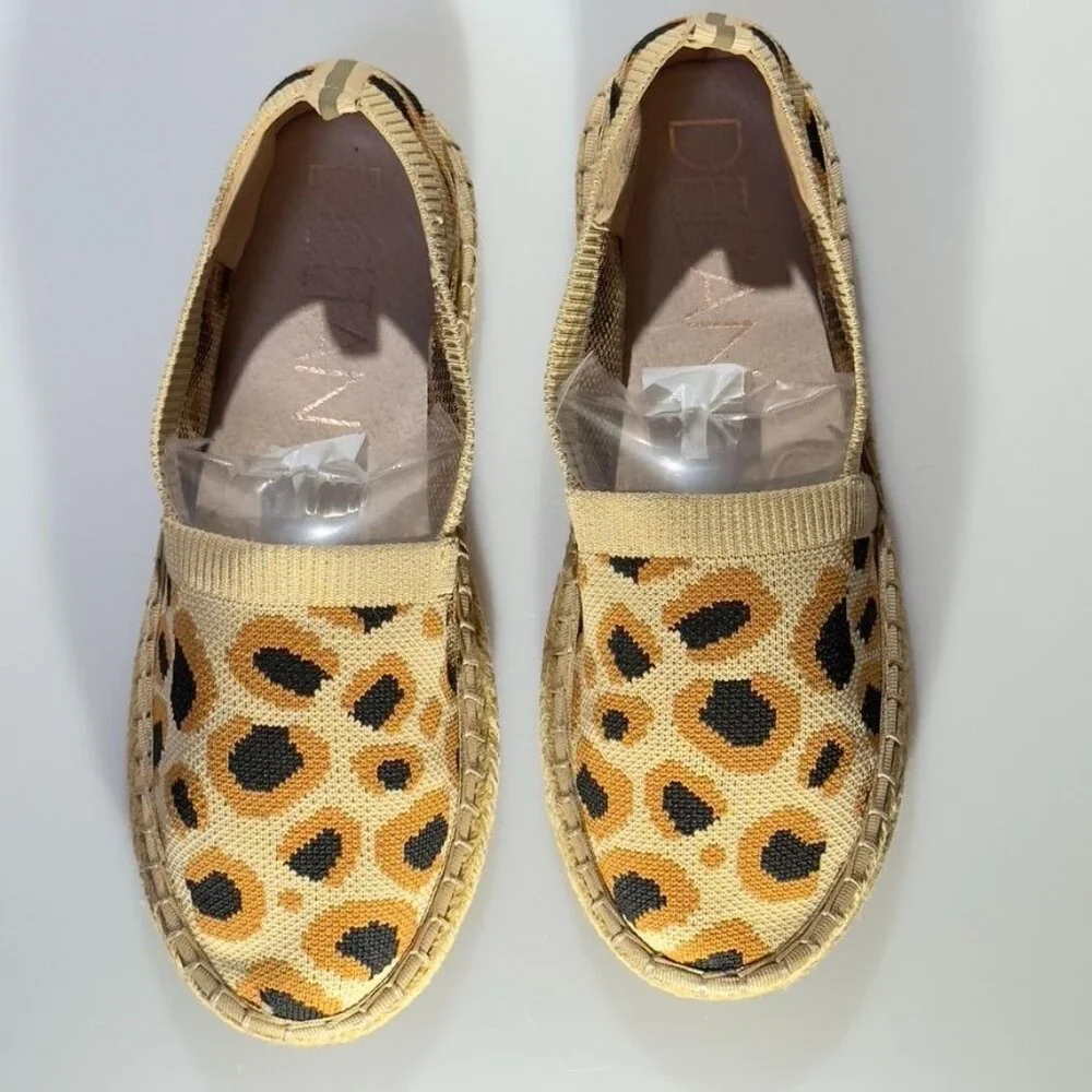 DELTAN Hensley Women's Leopard Print Espadrille Slip-On Shoes Textile Size 9M - Picture 11 of 11